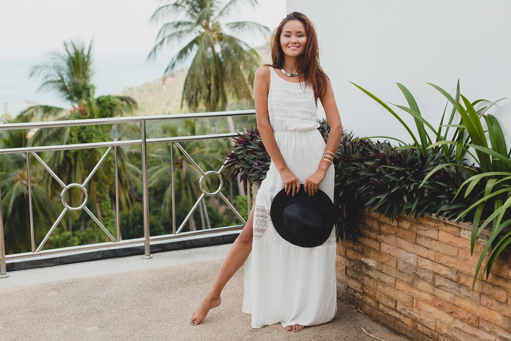 White Midi Dress