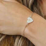 Shop Personalized Heart Bracelets