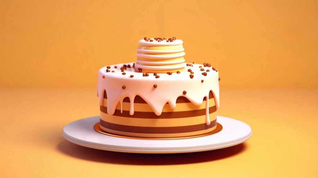Butterscotch Cake Design