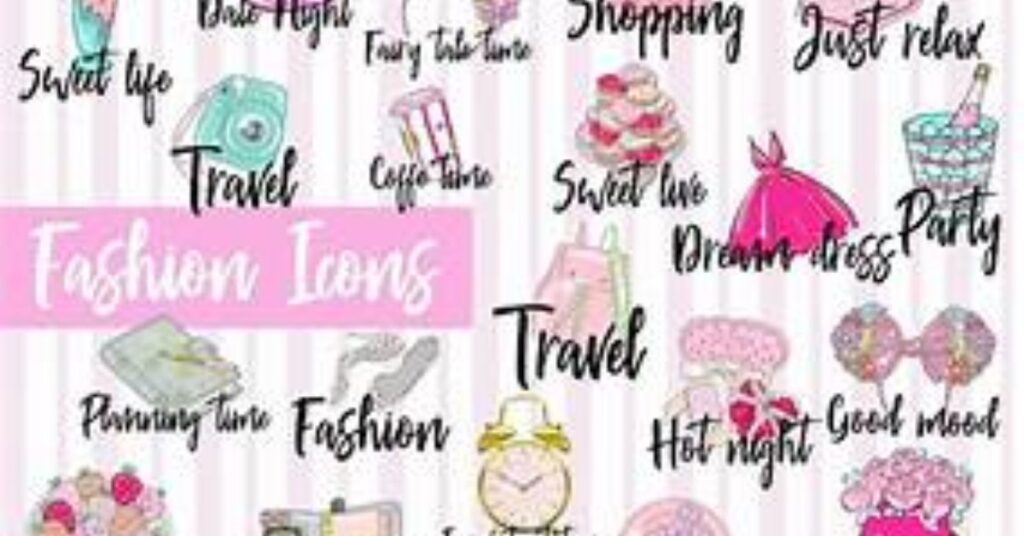 icon fashionista stickers