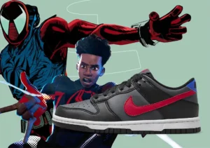 nike dunk low black spiderman