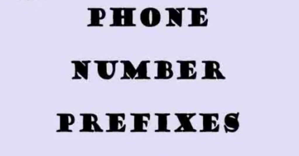 phone prefix 206