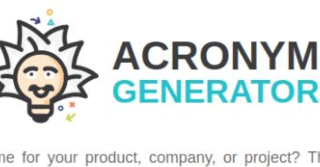 acronym generator