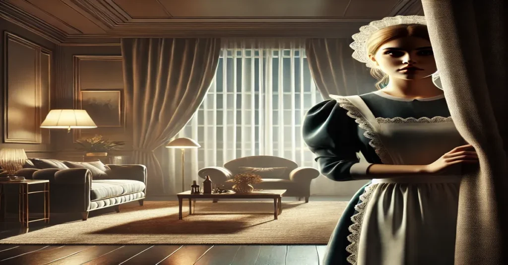 the housemaid is watching