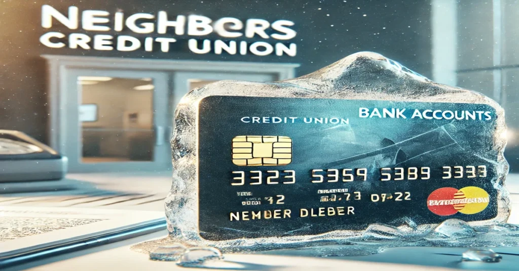frozen accounts neighbors credit union