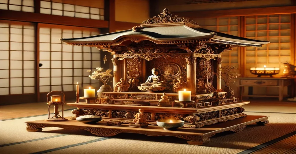japanese antique home shrine