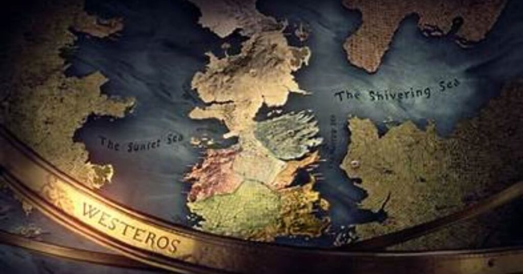 game of thrones map​