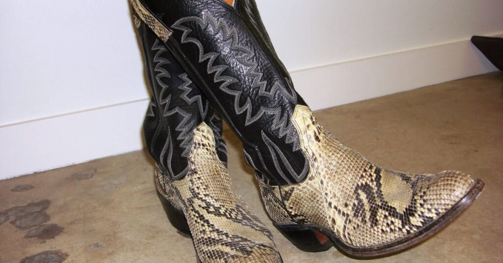 snake skin boots​