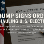 Trump Signs Order Overhauling U.S. Elections