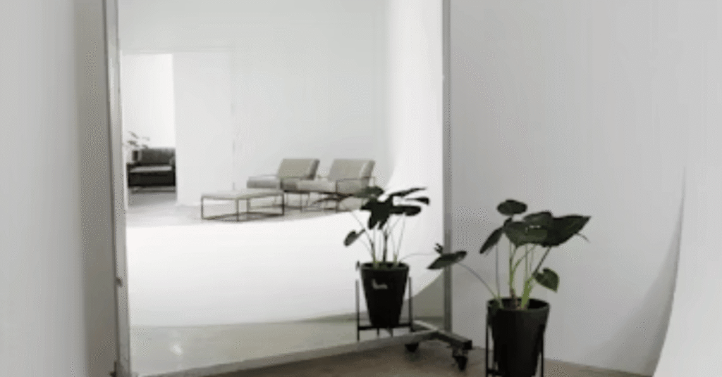 large mirror