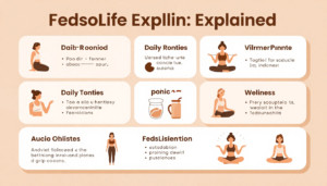 FedsoLife wellness and lifestyle platform concept showing health, finance, and productivity integration