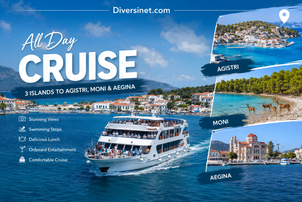 All Day Cruise - 3 Islands to Agistri