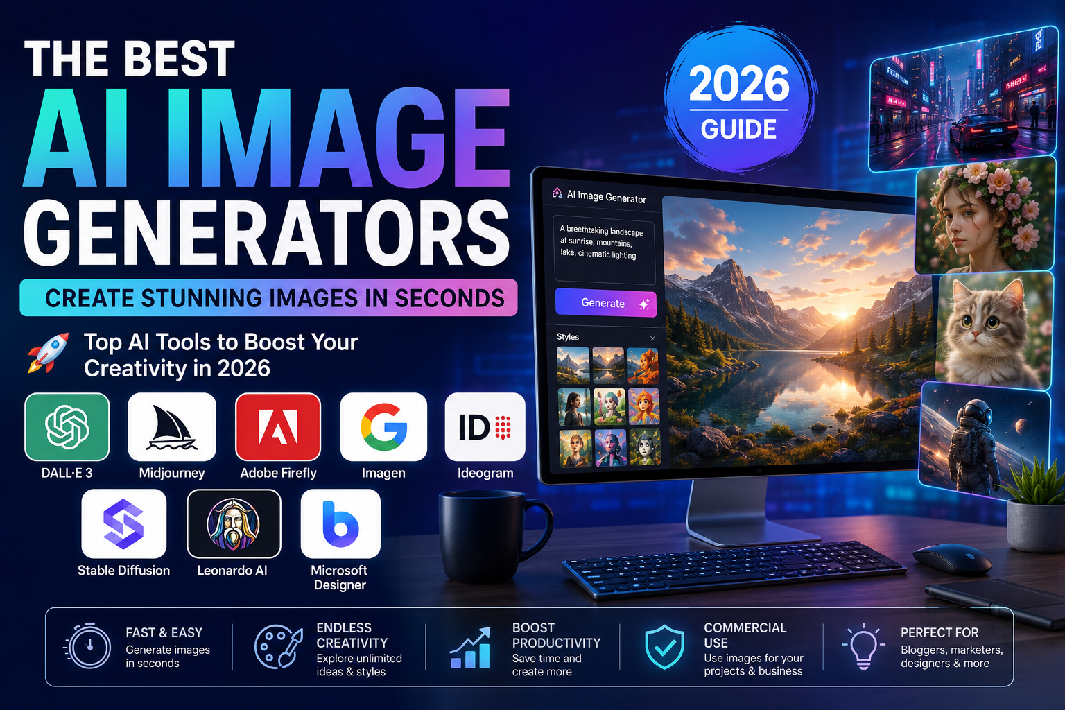 Best AI Image Generators in 2026