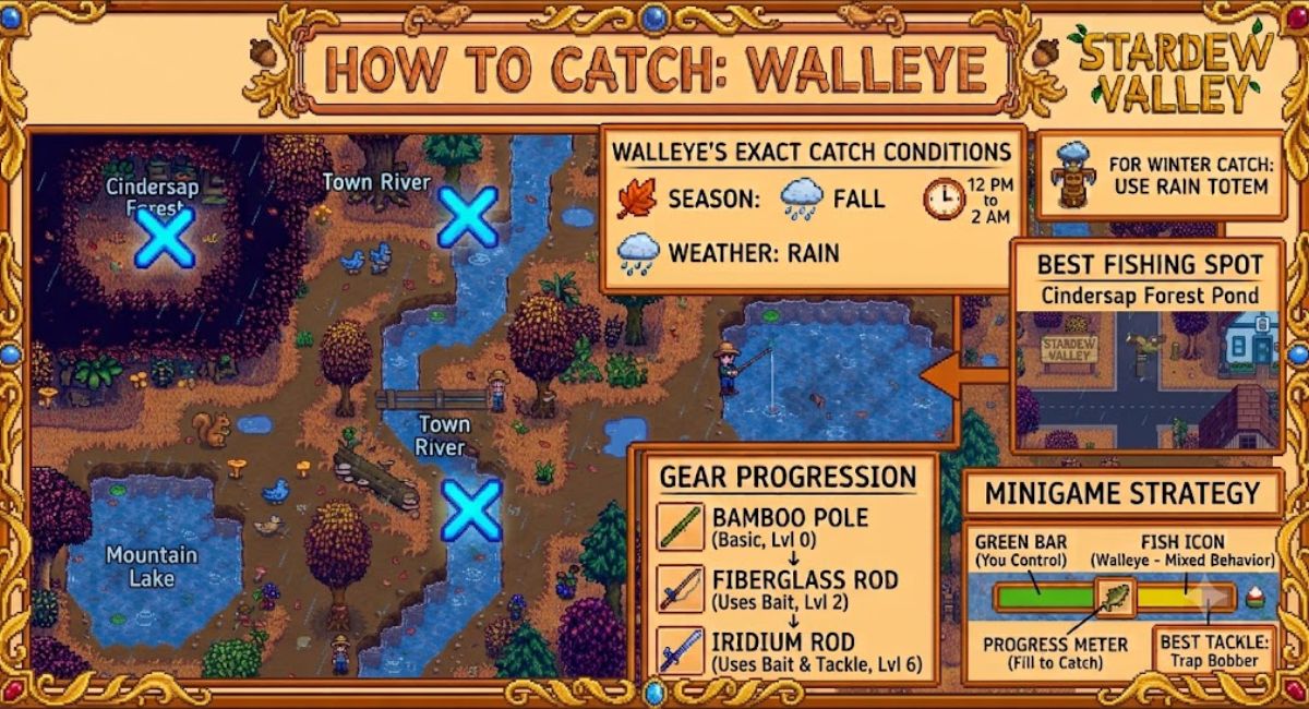 walleye stardew valley
